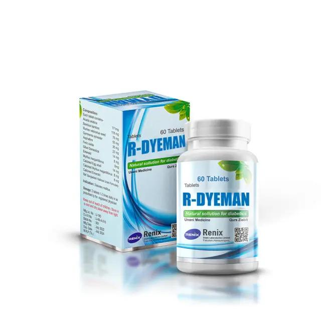 R-Dyeman Unani Diabetes Medicine (60 Tablet)